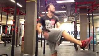 CrossFit табата-комплекс: двойные прыжки + подъем ног к турнику