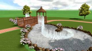 Realtime landscaping architect 2012 ornamental pool desing