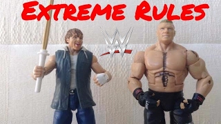 WWE Brock Lesnar Vs Dean Ambrose Extreme Rules Match
