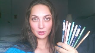 V24 Harmon's Mini Haul & Swatches- NYX Retractable Waterproof Eyeliners