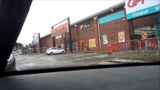 Transvestite Crossdresser Libby Lauren Buying Bulbs from Halfords
