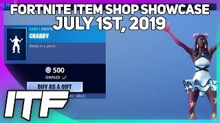 Fortnite Item Shop *NEW* STARFISH SET AND CRABBY EMOTE!  [July 1st, 2019] (Fortnite Battle Royale)