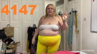 BBW ADELESEXYUK TRYING ON A UNICORN JUMPER