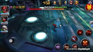 Marvel Future Fight. Silk VS Super Giant. World boss battle.