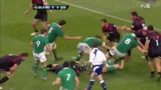 Ireland Trys Ireland V Georgia Autumn International 2014 HD