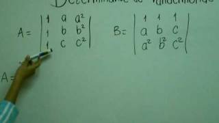 Determinante de Vandermonde 2