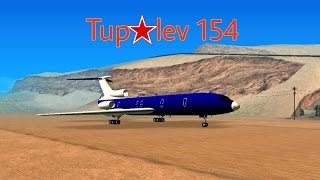 GTA San Andreas Android - Airplane Mod (Tupolev Tu-154)