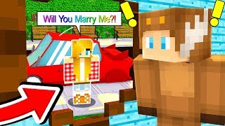 I Had To HIDE From A STALKER.. She BROKE Into My House in Minecraft!
