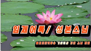 임제어록/ 제13회 진정견해/ 성본스님