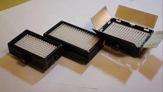 Большой тест накамерных осветителей 2015 (VL-144D, F&V DOF HVR-D160S, Lishuai LED-209AS)