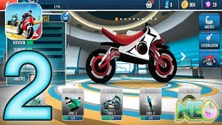 Gravity Rider Power Run: Gameplay Walkthrough Part 2 - Level 1.6 - 1.8 (iOS, Android)