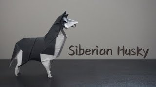 Origami Tutorial: Siberian Husky (Kawahata Fumiaki)｜Hello Malinda