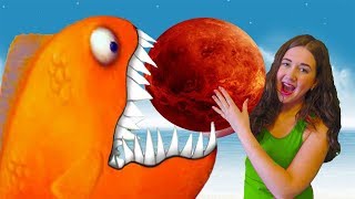 Tasty Blue СЪЕДОБНЫЙ МИР ОКЕАНА Мультик игра для детей про РЫБКУ ОБЖОРУ kids children