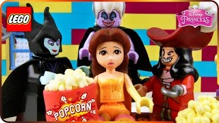 ♥ LEGO Disney Princess LAZY BELLE Watching TV (Enchanted Guardians, Pie Baking, Christmas Nightmare)