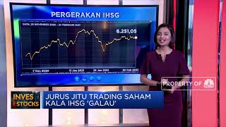 Jurus Jitu Trading Saham Kala IHSG 'Galau'