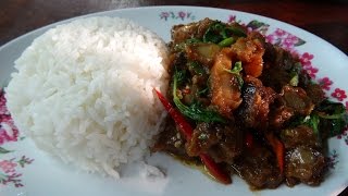 ผัดกระเพราอุตรดิตถ์ uttaradit Basil Fried