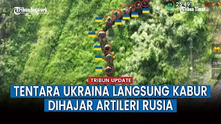 Artileri Rusia Kacaukan Benteng Musuh, Sekelompok Militan Ukraina Auto Kabur!