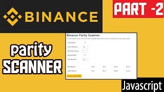 Binance Parity Scanner - V2 (Parity charts are now available!)