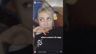 GHOSTEMANE rapping and screaming in girlfriends Instagram story