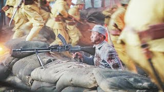 共軍隊長一挺機槍堅守陣地，寧死不肯後退一步！ ️ 抗日