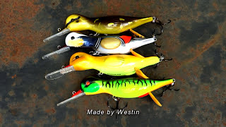 Testing new fishing lure: pike attack Danny the Duck. Рыбалка щука атакует Данни утёнка