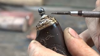 Замена рукояти ножа.