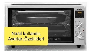 Simfer Albeni Plus M4559 Turbo Mini Fırın Kutu Açılımı,Kullanımı,Ayarları,Özellikleri ve İnceleme,