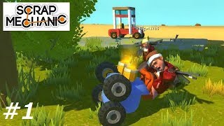 #1【ゆっくり実況】Scrap Mechanic 霊夢妖夢の製品開発部