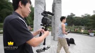 wieldy (rebranded as AiG) iron triangle steadicam DV stabilizer footage test!