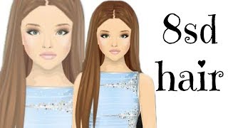 Stardoll 8 stardollars hair design tutorial (easy and cheap)