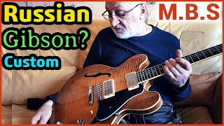 ЭЛЕКТРОГИТАРА из России. Мастер О.Гнилицкий. Наш Gibson