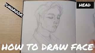 JUNGKOOK SPEEDPAINT,рисую Чонгука
