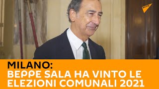 #Milano: Beppe #Sala ha vinto le #Elezioni Comunali 2021