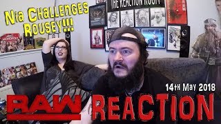 NIA CHALLENGES ROUSEY!!! WWE RAW REACTION 14TH MAY 2018