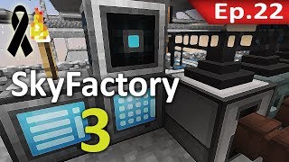 ? Minecraft: Sky Factory 3 - สร้างระบบ Craft ของอัตโนมัติ #22