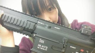次世代電動ガンHK417を撃ってみた！！　@シューティングレンジTARGET-1