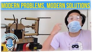 Guy Creates Masks Thrower Machine to Battle Anti-Maskers