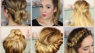 EINFACHE SCHNELLE FRISUREN FÜR DEN ALLTAG, SCHULE, UNI-UNTER 5 MINUTEN