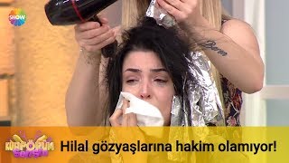 Hilal gözyaşlarına hakim olamıyor!