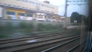 Вид из окна скоро поезда Ижевск-Санкт Петербург