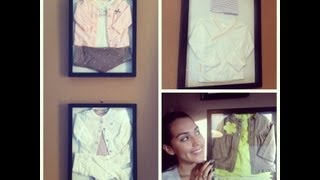 How to Display Baby Clothes: Shadow Box Tutorial