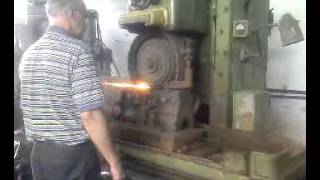 Facing the plane on the cylinder block D24