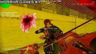 Counter Strike 1.6 Zombie Escape - HoRRoR GameS #1 - ze_atix_helicopter |skins|