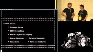 DEF CON 23 - Wireless Village - Kitchen and Kinne - Sniffin WiFi Sippin Pineapple Juice