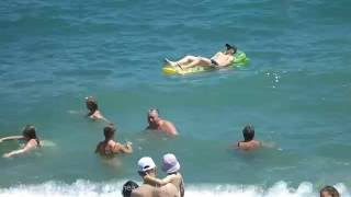Крым. Алушта. Восточные и центральные пляжи сегодня 25.06.2016