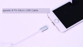 Магнитный USB кабель с двумя адаптерами для Apple и Android (Windows)