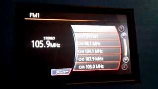 Смена шага радио на японских блоках Nissan 2010-2013 года