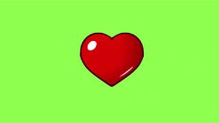 heart animation green screen футаж зеленый экран анимация сердце