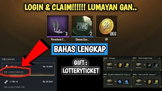 LOGIN & CLAIM!!! Bahas Lengkap Gift:LoteryTiket Di Codashop