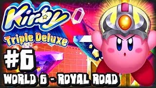 Kirby Triple Deluxe 3DS - (1080p) Part 6 - World 6 - Royal Road (1/2)